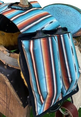 Showman Serape Print Nylon Horn Bag #2